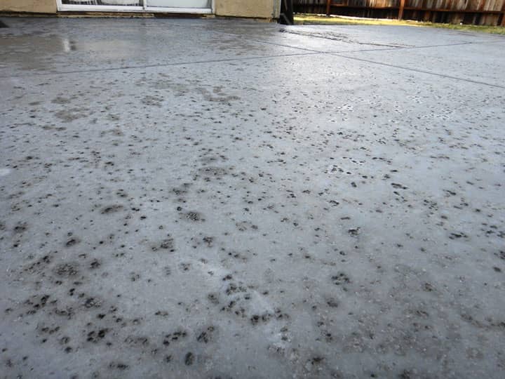 How to make Salt Finish Concrete Surface