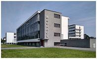 The Bauhaus Dessau building in Dessau, designed by Walter Gropius 1926