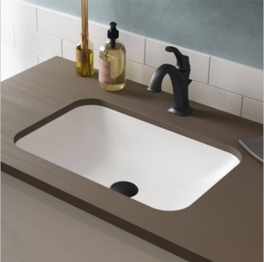 Undermount Sink in the Mix of Other Bathroom Features